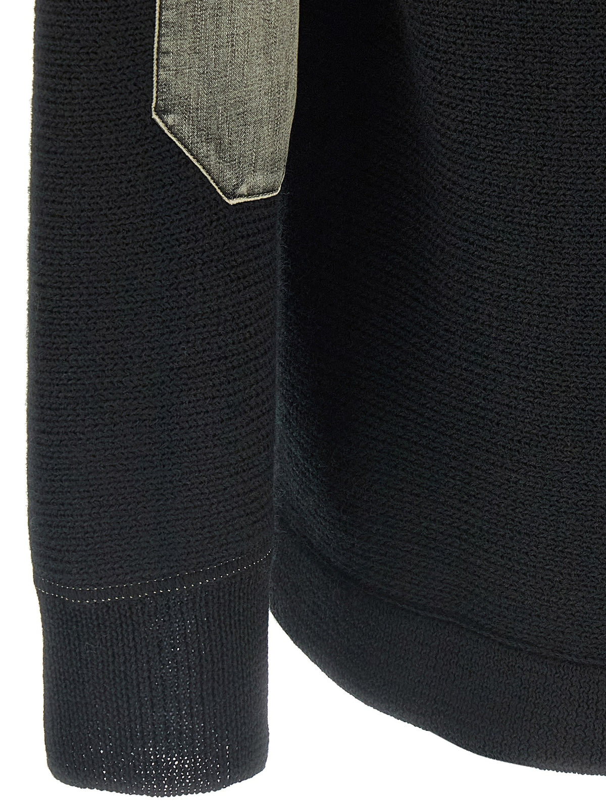 Maison Margiela Elbow Patch Cardigan Black, view 4