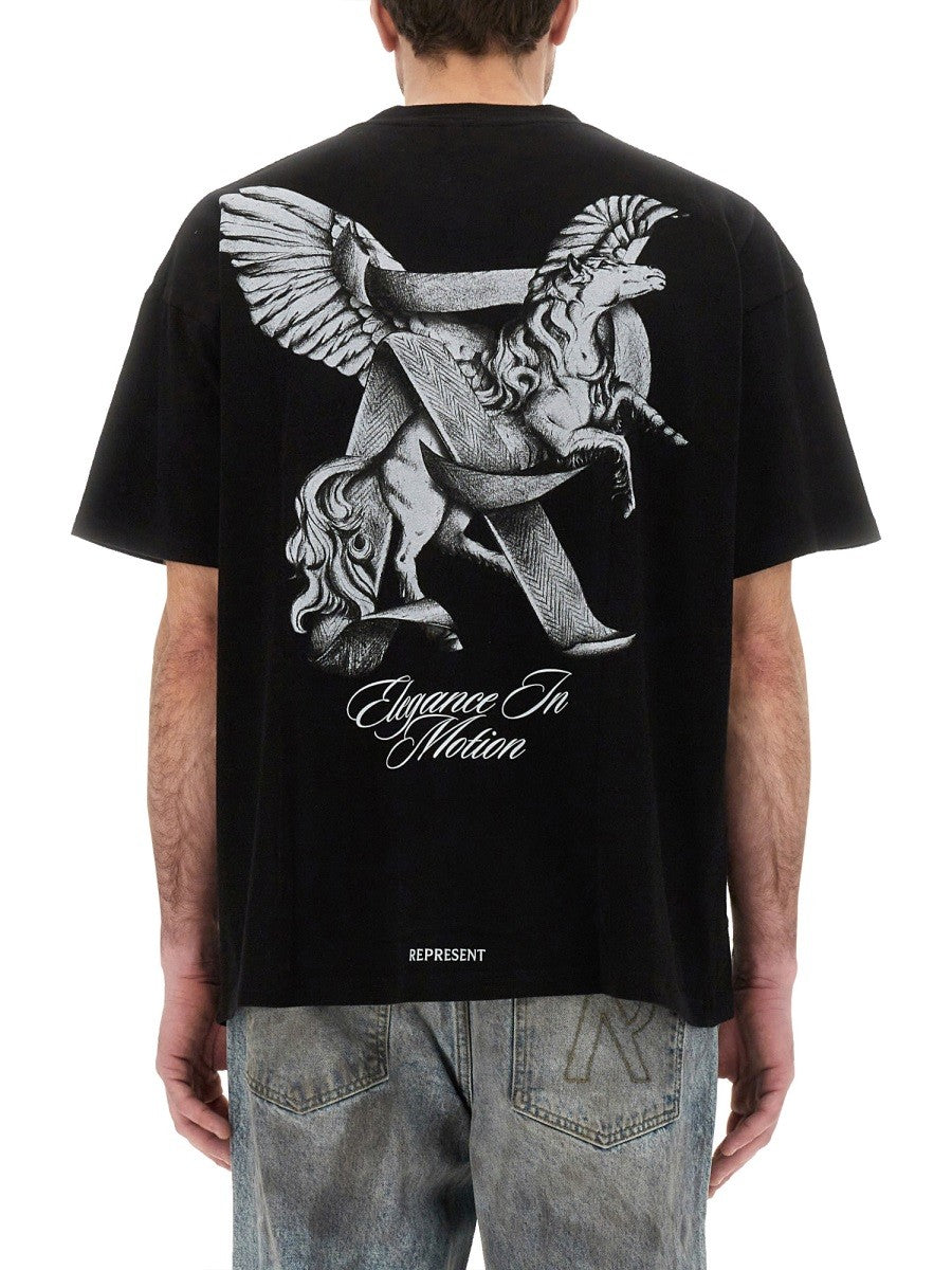Represent Men's Elegance in Motion Shirt Black