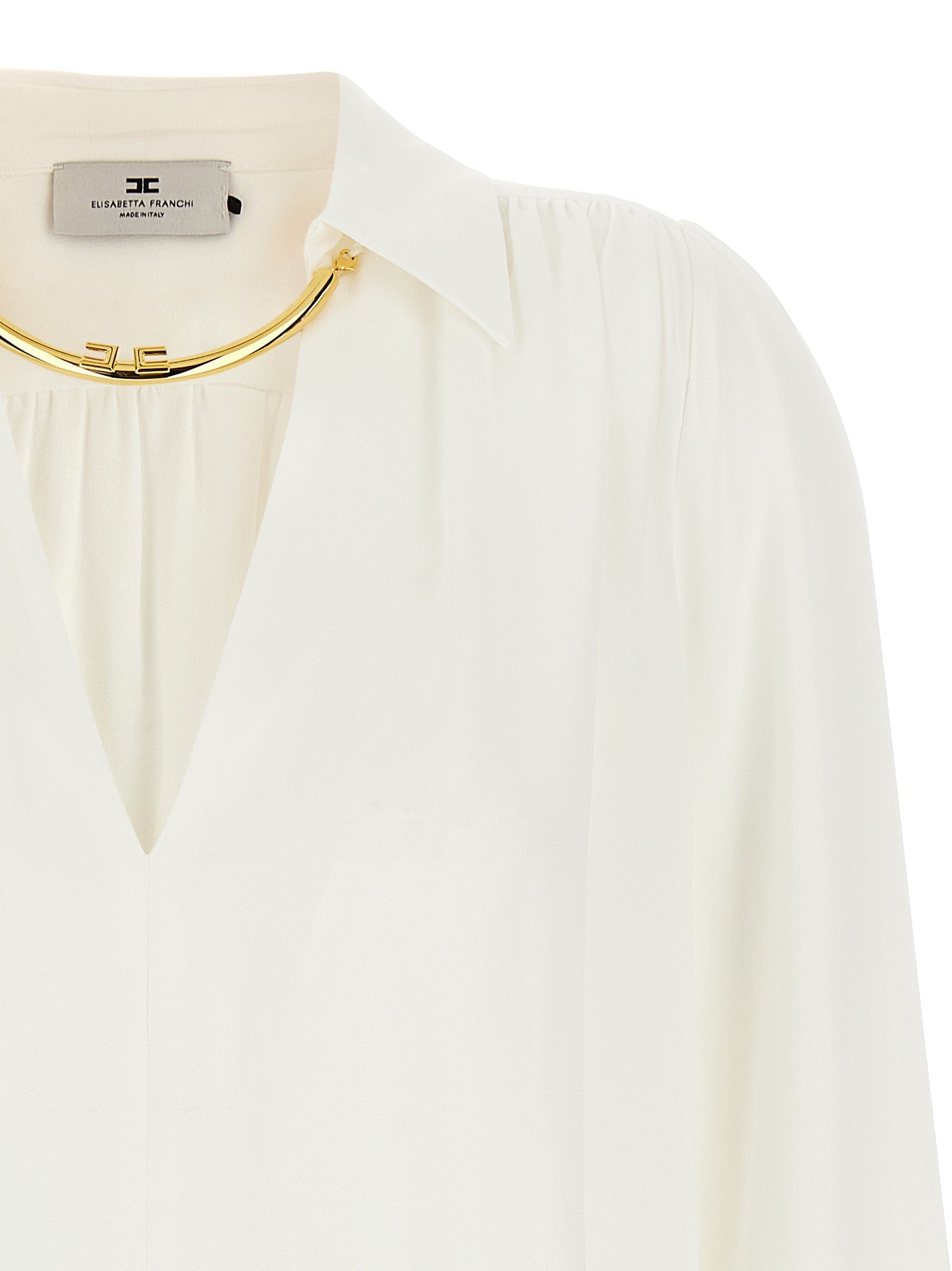 ELISABETTA FRANCHI - ELISABETTA FRANCHI - Necklace shirt - Women’s Tops