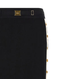 ELISABETTA FRANCHI - ELISABETTA FRANCHI - Side band skirt - Women’s Bottoms