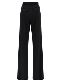 ELISABETTA FRANCHI - ELISABETTA FRANCHI - Tuxedo-effect trousers - Women’s Pants