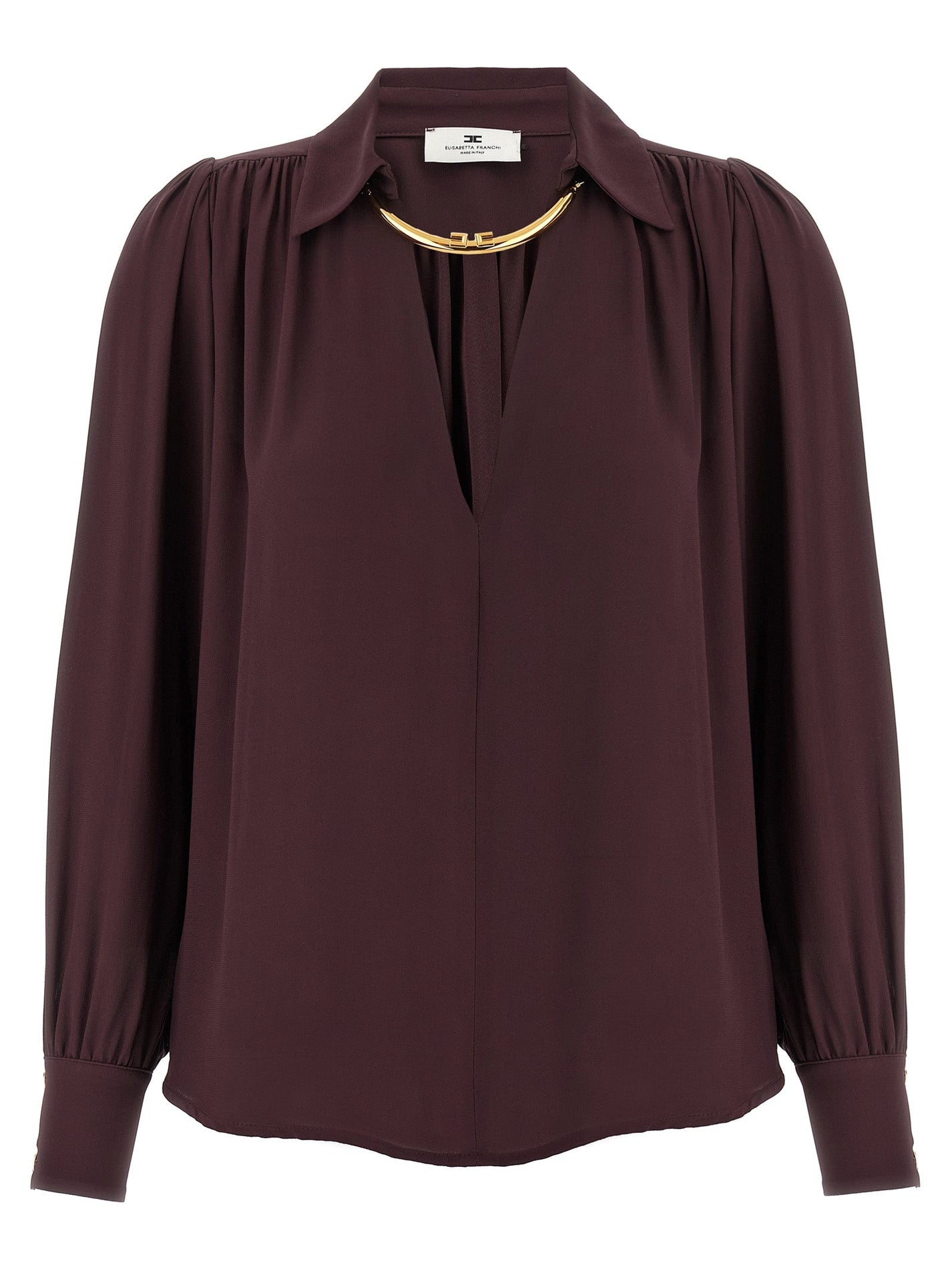ELISABETTA FRANCHI - ELISABETTA FRANCHI - Necklace shirt - Women’s Tops