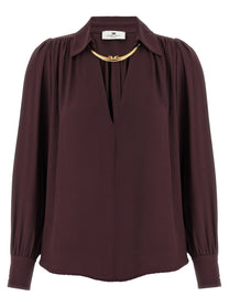 ELISABETTA FRANCHI - ELISABETTA FRANCHI - Necklace shirt - Women’s Tops