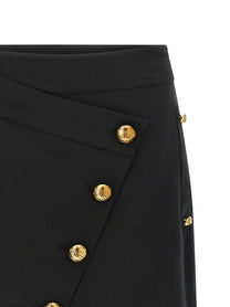 ELISABETTA FRANCHI - ELISABETTA FRANCHI - Jewel button skirt - Women’s Bottoms