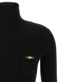 ELISABETTA FRANCHI - ELISABETTA FRANCHI - Ribbed turtleneck sweater - Women’s Knitwear