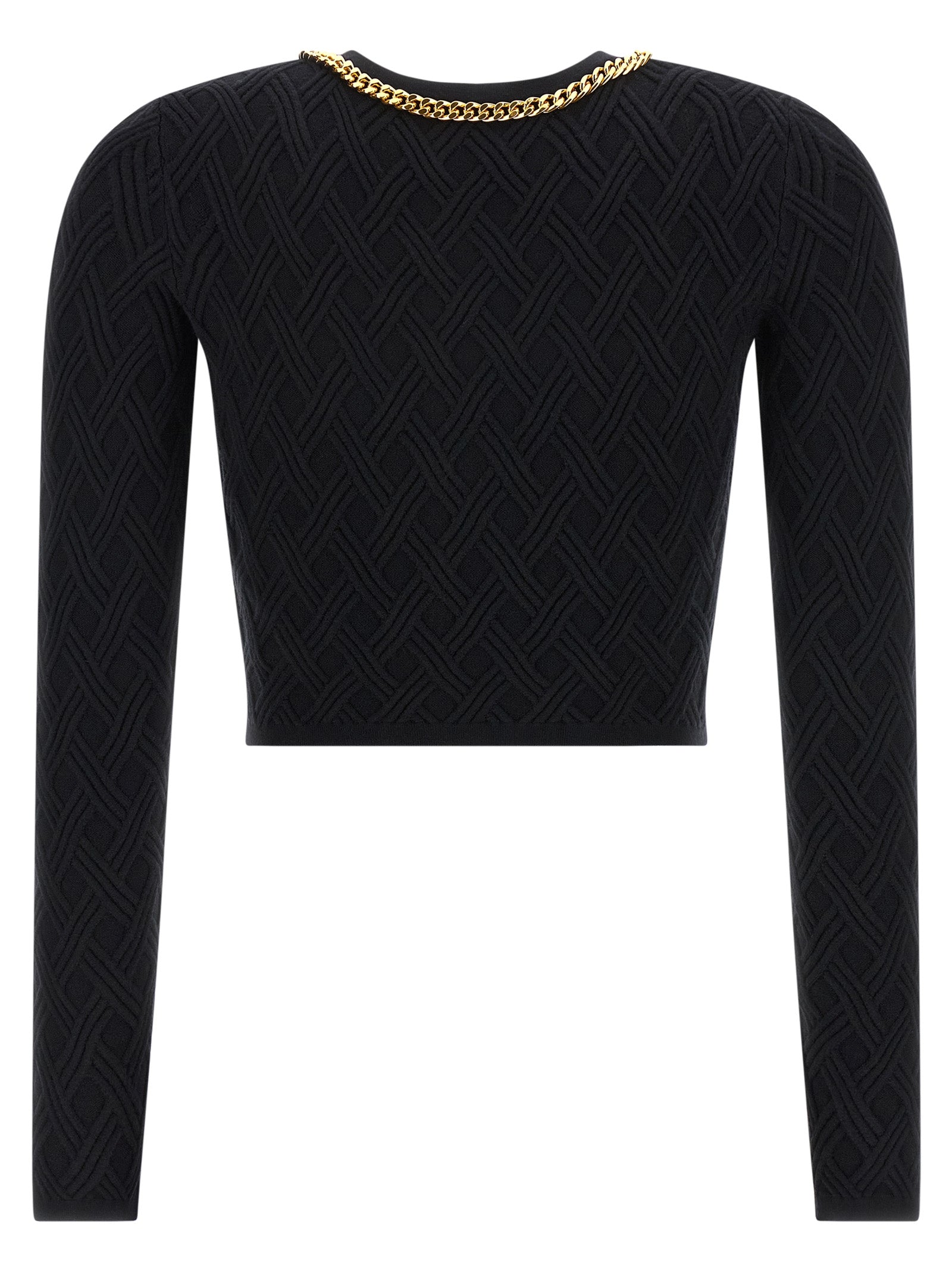 ELISABETTA FRANCHI - ELISABETTA FRANCHI - Jewel zip puller cardigan - Women’s Knitwear