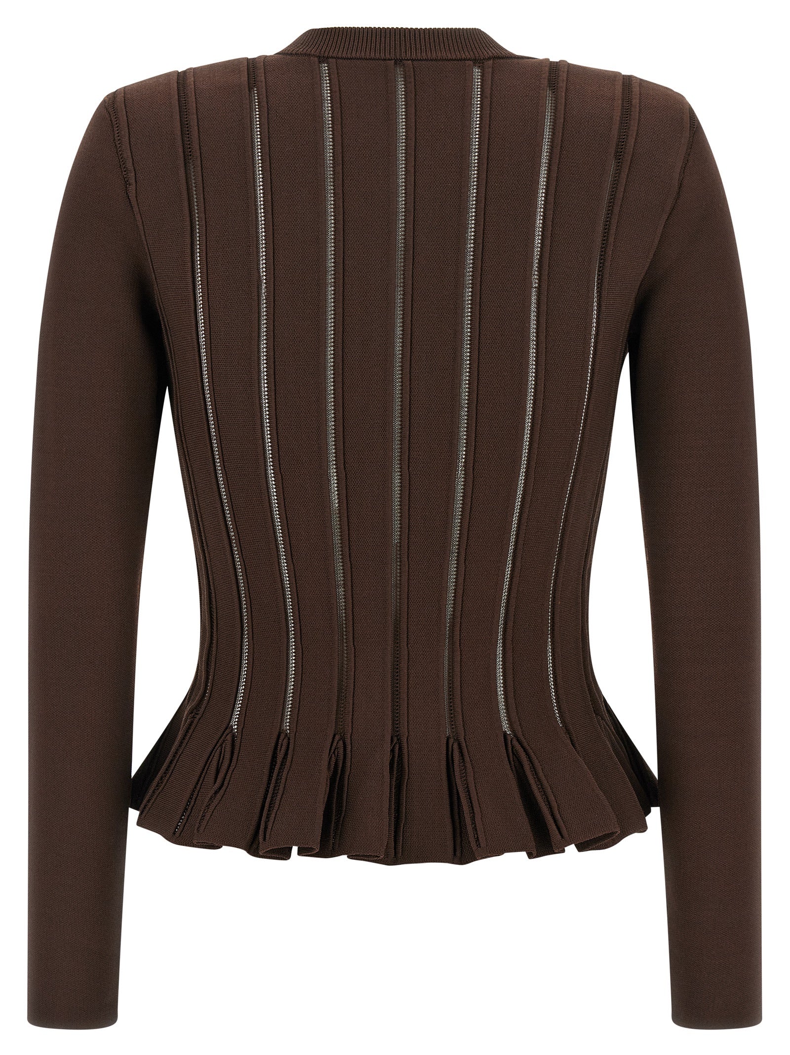 ELISABETTA FRANCHI - ELISABETTA FRANCHI - Cardigan trama à jour - Women’s Knitwear