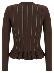 ELISABETTA FRANCHI - ELISABETTA FRANCHI - Cardigan trama à jour - Women’s Knitwear