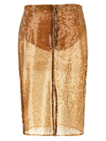 ELISABETTA FRANCHI - ELISABETTA FRANCHI - Sequin skirt - Women’s Bottoms