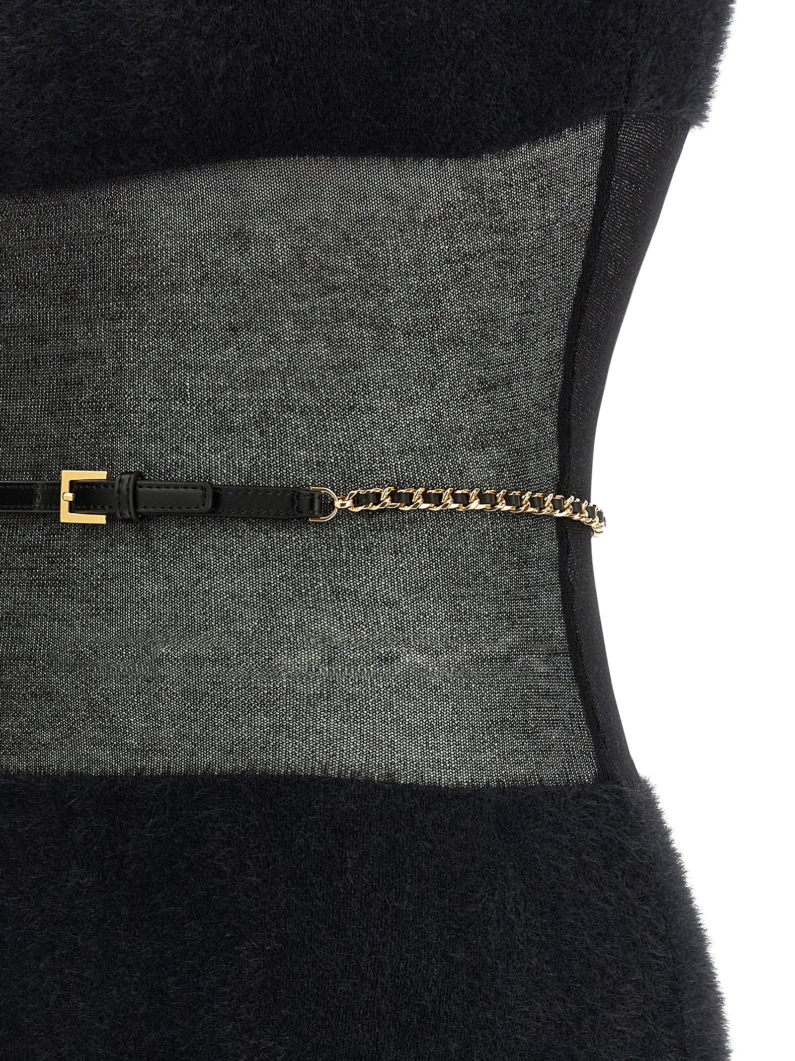 ELISABETTA FRANCHI - ELISABETTA FRANCHI - Gauze insert dress - Women’s Clothing