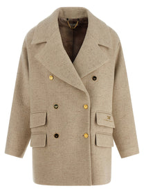 ELISABETTA FRANCHI - ELISABETTA FRANCHI - Double-breasted coat - Women’s Outerwear