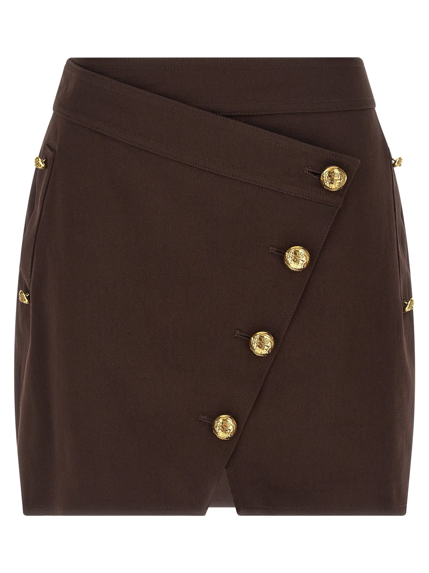 ELISABETTA FRANCHI - ELISABETTA FRANCHI - Jewel button skirt - Women’s Bottoms