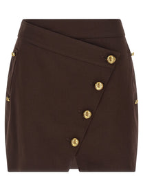 ELISABETTA FRANCHI - ELISABETTA FRANCHI - Jewel button skirt - Women’s Bottoms