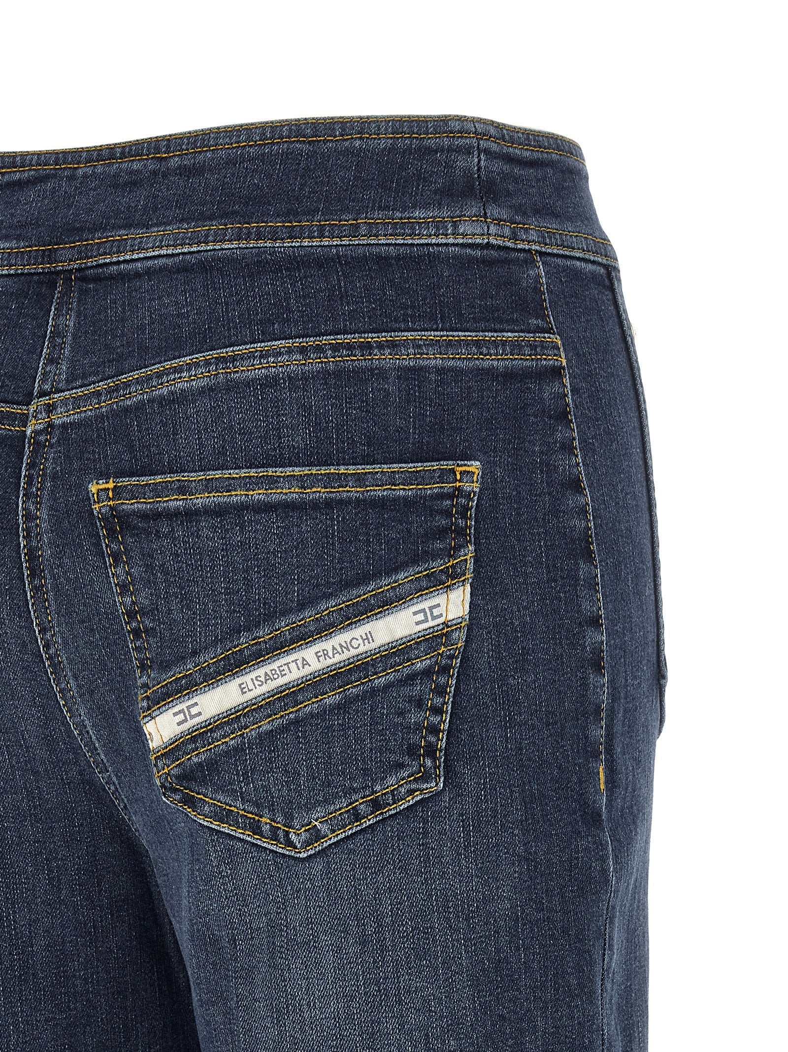 ELISABETTA FRANCHI - ELISABETTA FRANCHI - Palazzo jeans - Women’s Bottoms