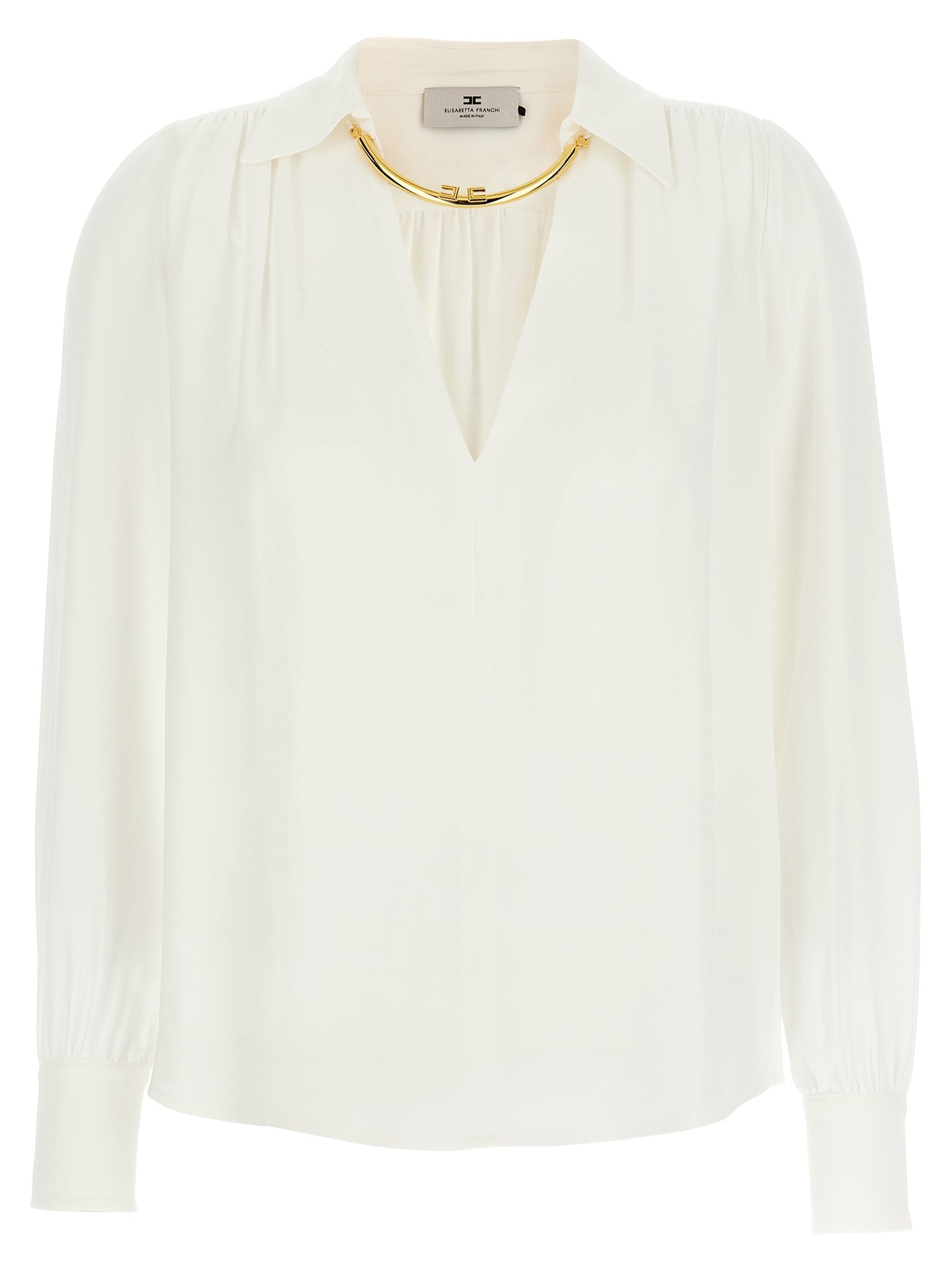 ELISABETTA FRANCHI - ELISABETTA FRANCHI - Necklace shirt - Women’s Tops