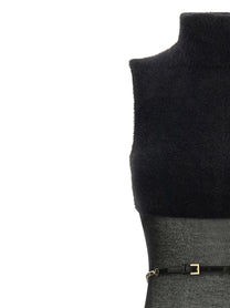 ELISABETTA FRANCHI - ELISABETTA FRANCHI - Gauze insert dress - Women’s Clothing