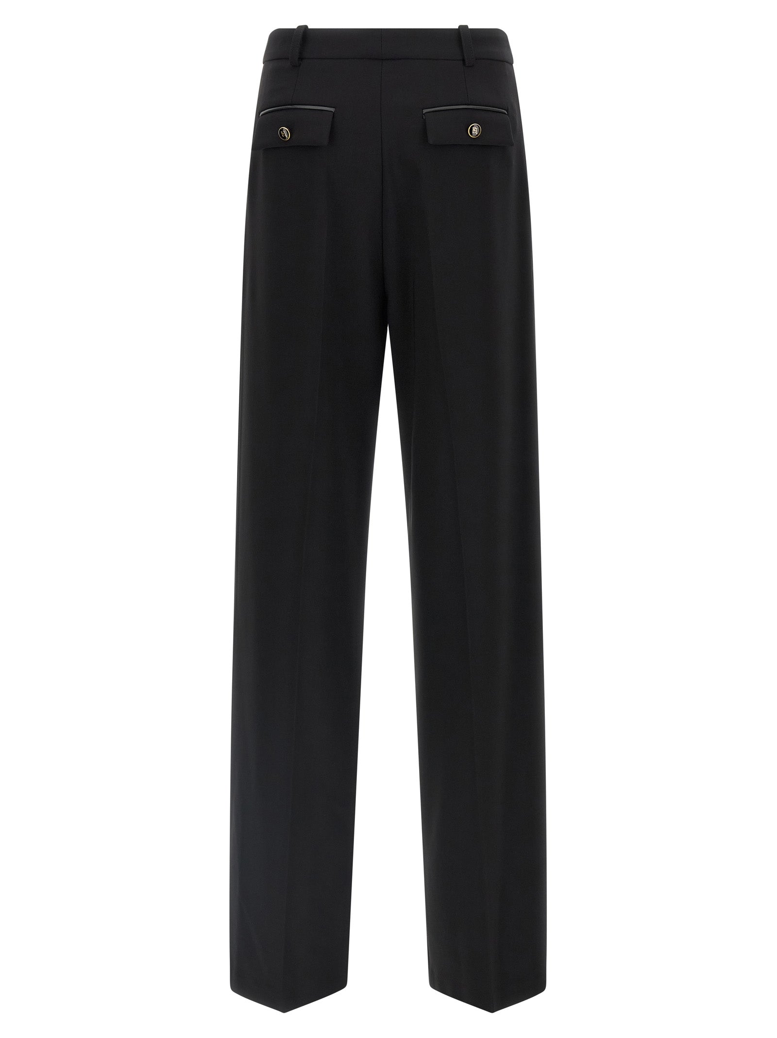 ELISABETTA FRANCHI - ELISABETTA FRANCHI - Fluid cady pants - Women’s Pants
