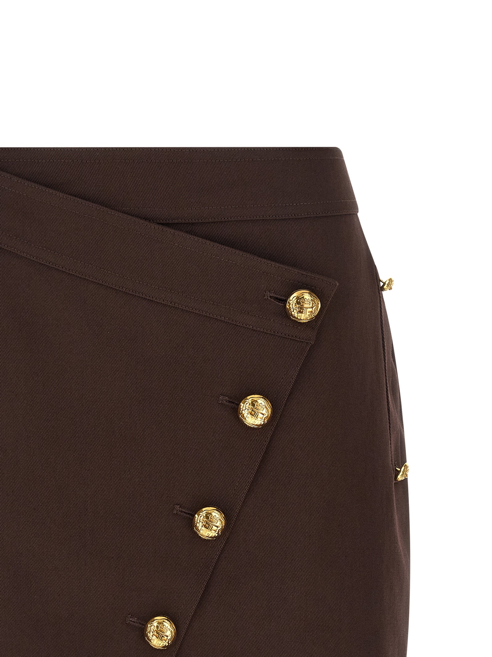 ELISABETTA FRANCHI - ELISABETTA FRANCHI - Jewel button skirt - Women’s Bottoms