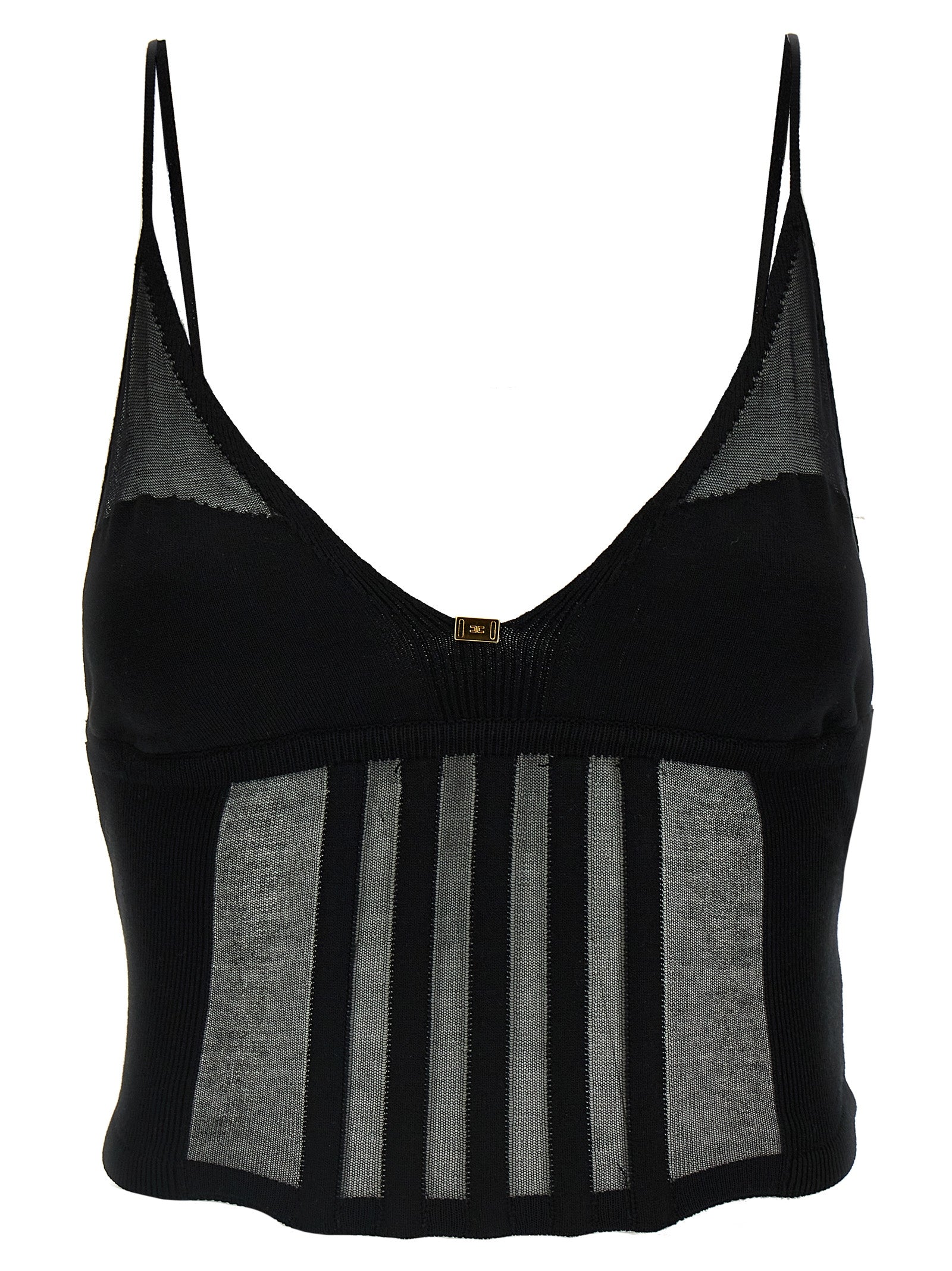 ELISABETTA FRANCHI - ELISABETTA FRANCHI - Transparent top - Women’s Tops