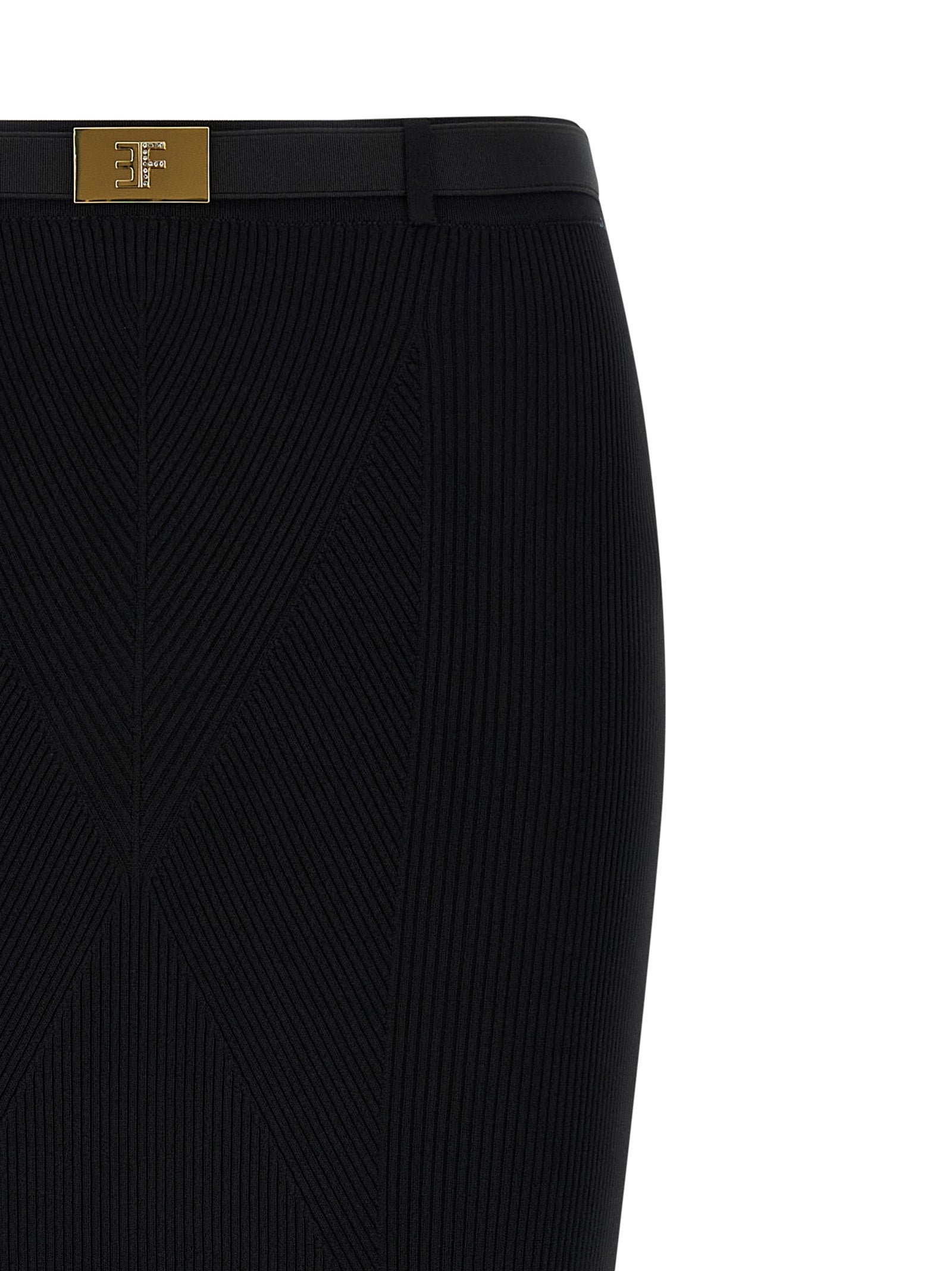 ELISABETTA FRANCHI - ELISABETTA FRANCHI - Ribbed knit skirt - Women’s Bottoms
