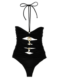 ELISABETTA FRANCHI - ELISABETTA FRANCHI - Chain one-piece swimsuit - Women’s Clothing