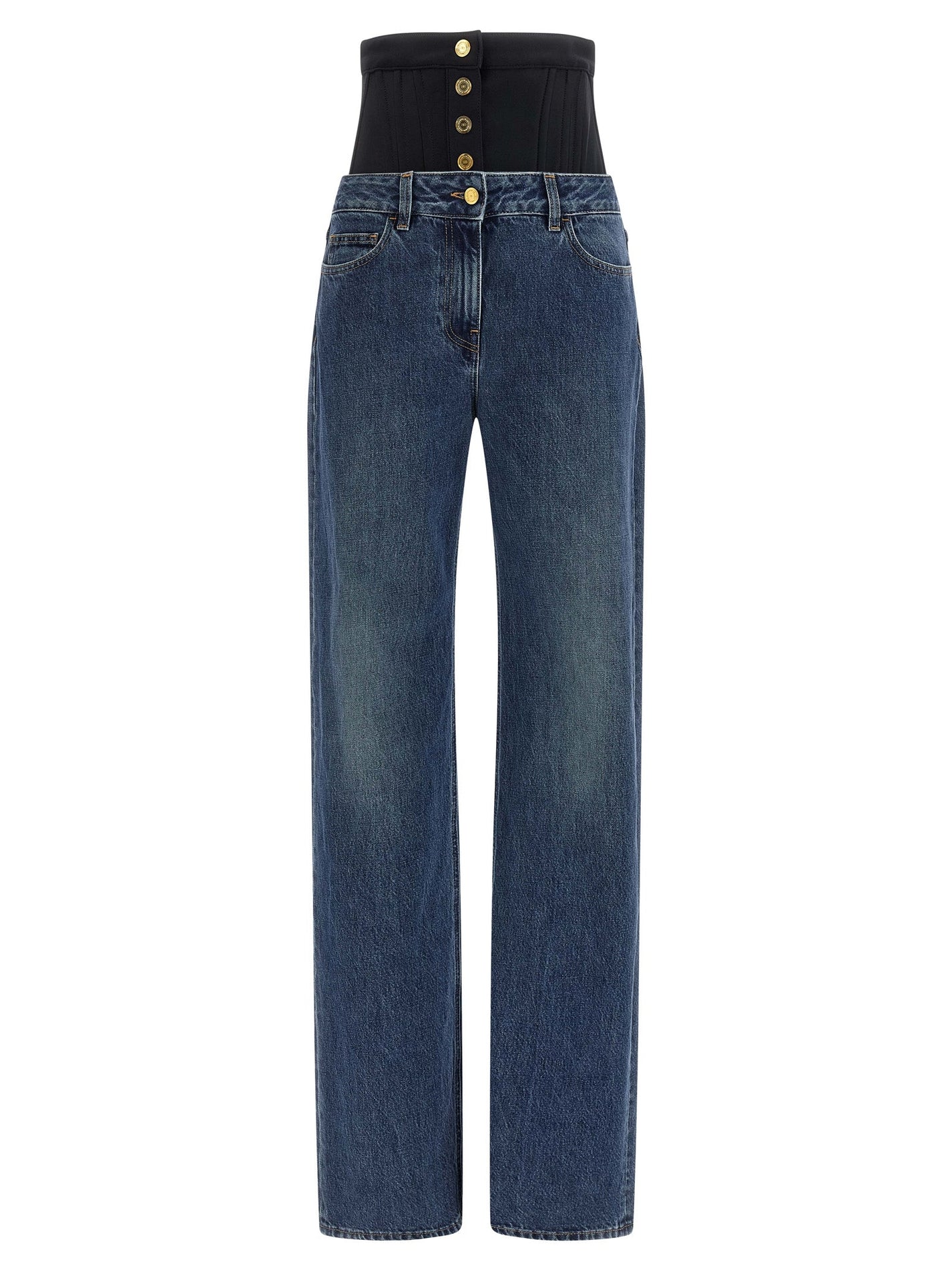 ELISABETTA FRANCHI - ELISABETTA FRANCHI - Bustier insert jeans - Women’s Bottoms