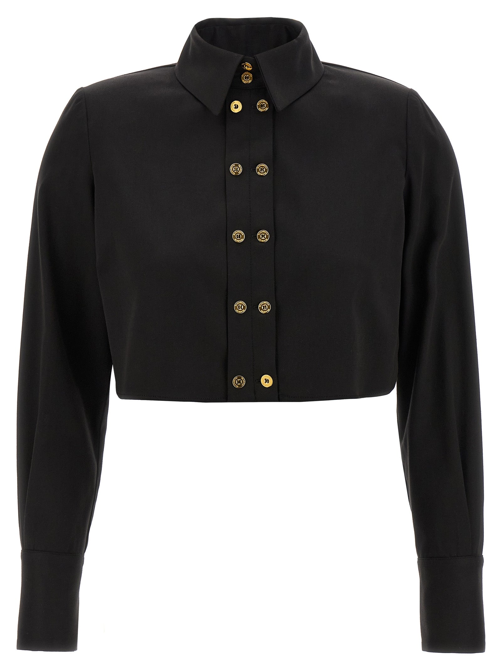 ELISABETTA FRANCHI - ELISABETTA FRANCHI - Cropped shirt - Women’s Tops