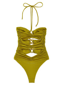 ELISABETTA FRANCHI - ELISABETTA FRANCHI - Chain one-piece swimsuit - Women’s Clothing