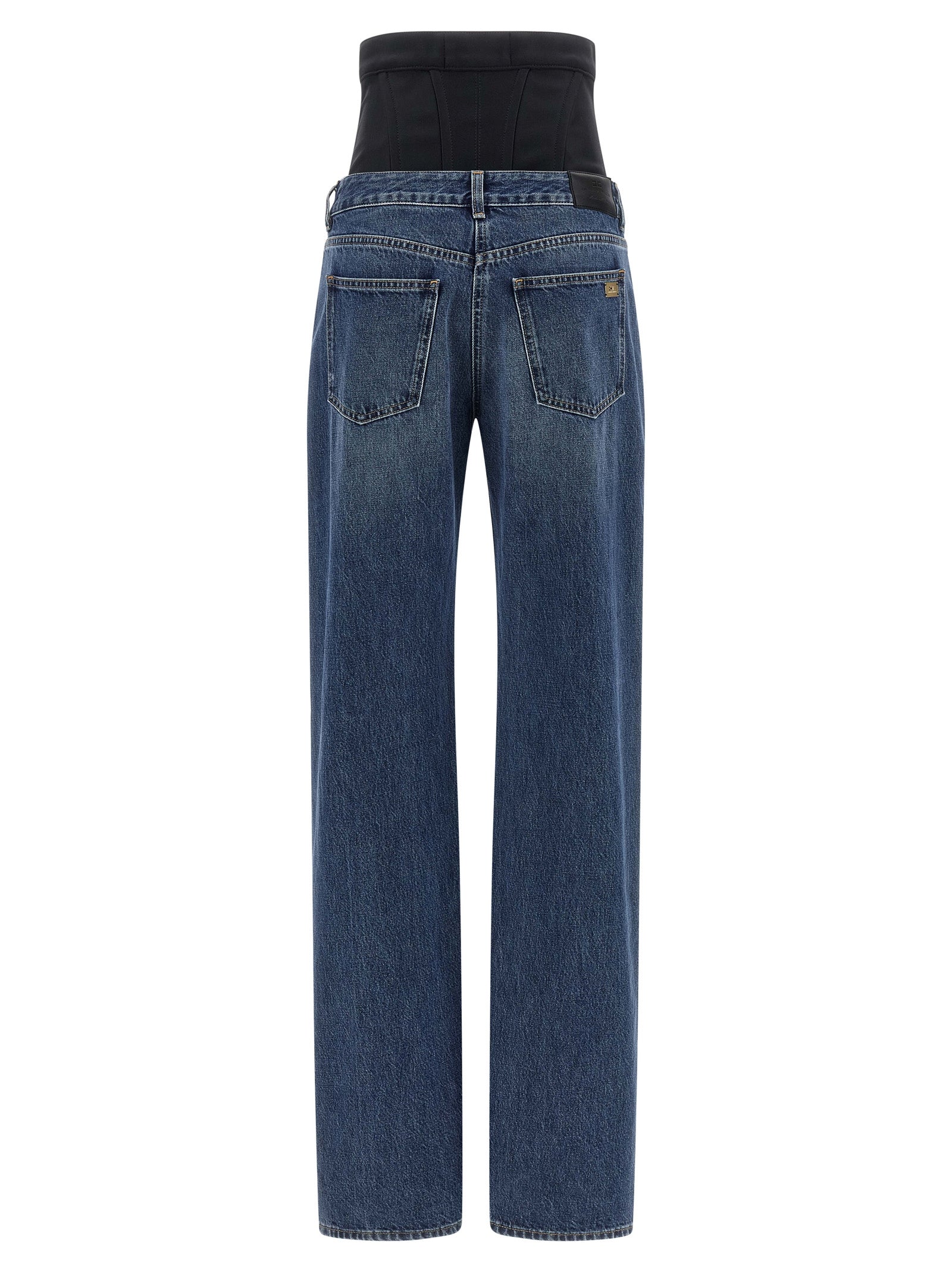 ELISABETTA FRANCHI - ELISABETTA FRANCHI - Bustier insert jeans - Women’s Bottoms