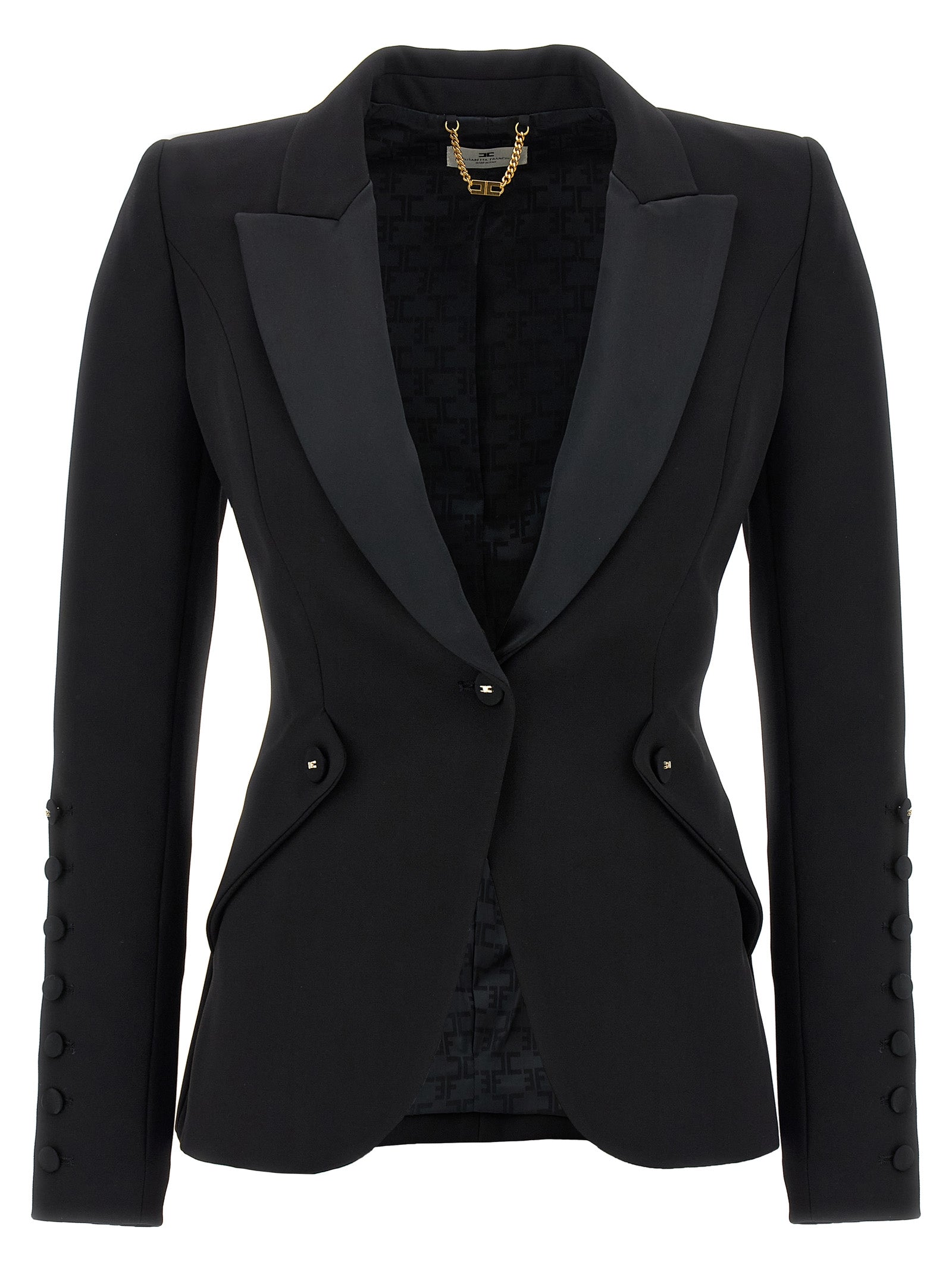 ELISABETTA FRANCHI - ELISABETTA FRANCHI - Blaze rtuxedo - Woman,Clothing,Blazer suits,