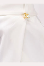 Elisabetta Franchi Women's Essentials Stretch Trousers White, view 3
