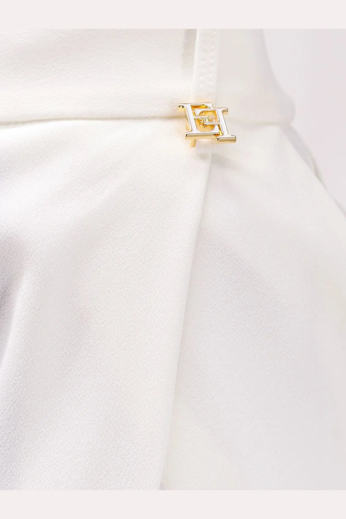 Elisabetta Franchi Women's Essentials Stretch Trousers White, view 3