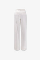 Elisabetta Franchi Women's Essentials Stretch Trousers White, view 2