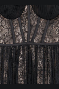 Elisabetta Franchi Women's Events Lace Dress Black