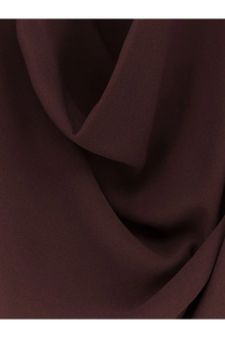 Elisabetta Franchi women’s brown viscose body shirt with soft flowing fabric and smooth texture
