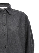 The Attico Eliza Shirt Grey, view 3