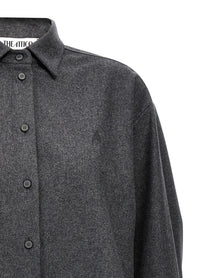 The Attico Eliza Shirt Grey