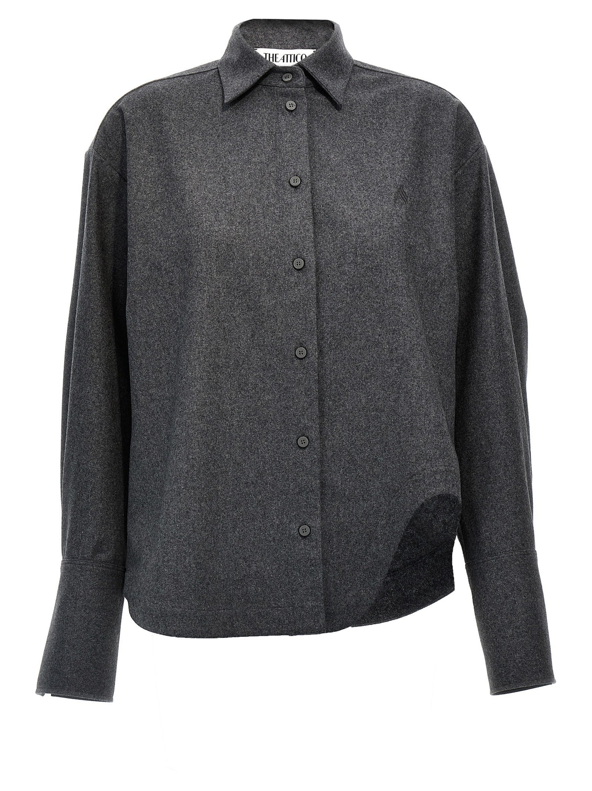 The Attico Eliza Shirt Grey