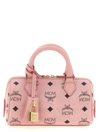 MCM Ella Boston Mini Handbag Blue