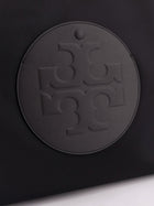 Tory Burch Women's Ella Tote Nylon Handbag Black, view 5