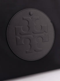 Tory Burch Women's Ella Tote Nylon Handbag Black