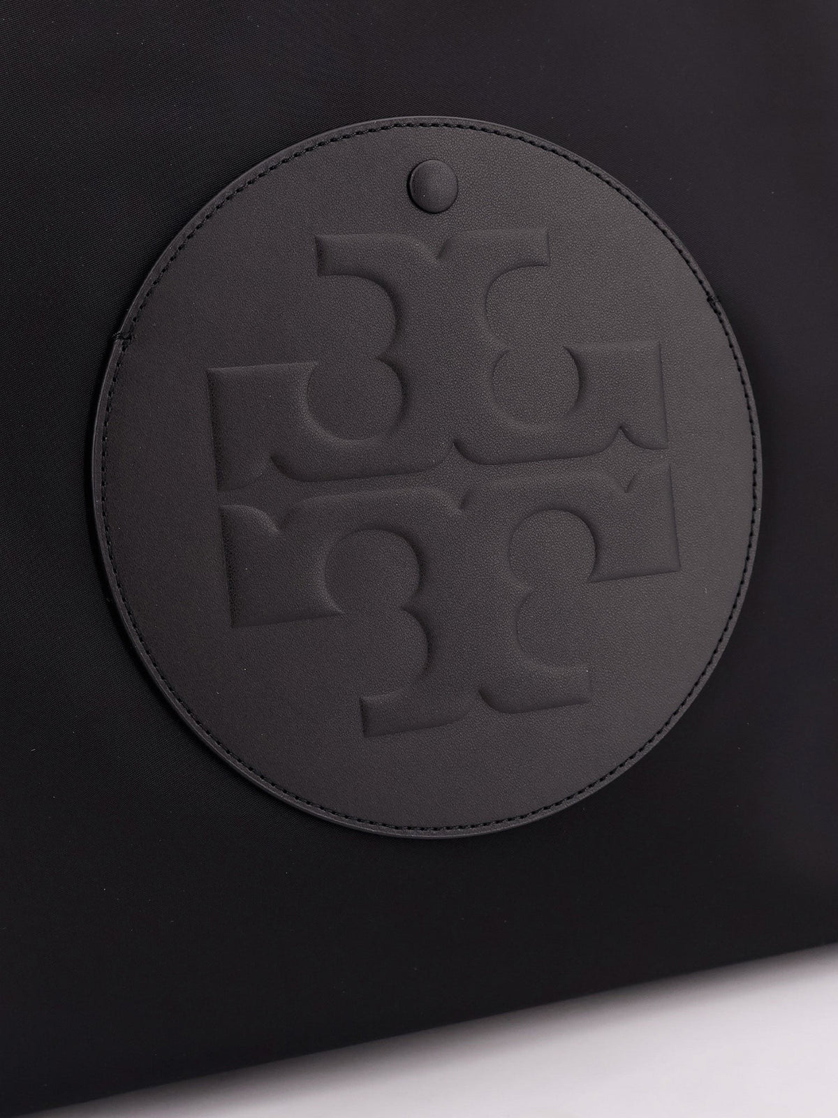 Tory Burch Women's Ella Tote Nylon Handbag Black, view 5