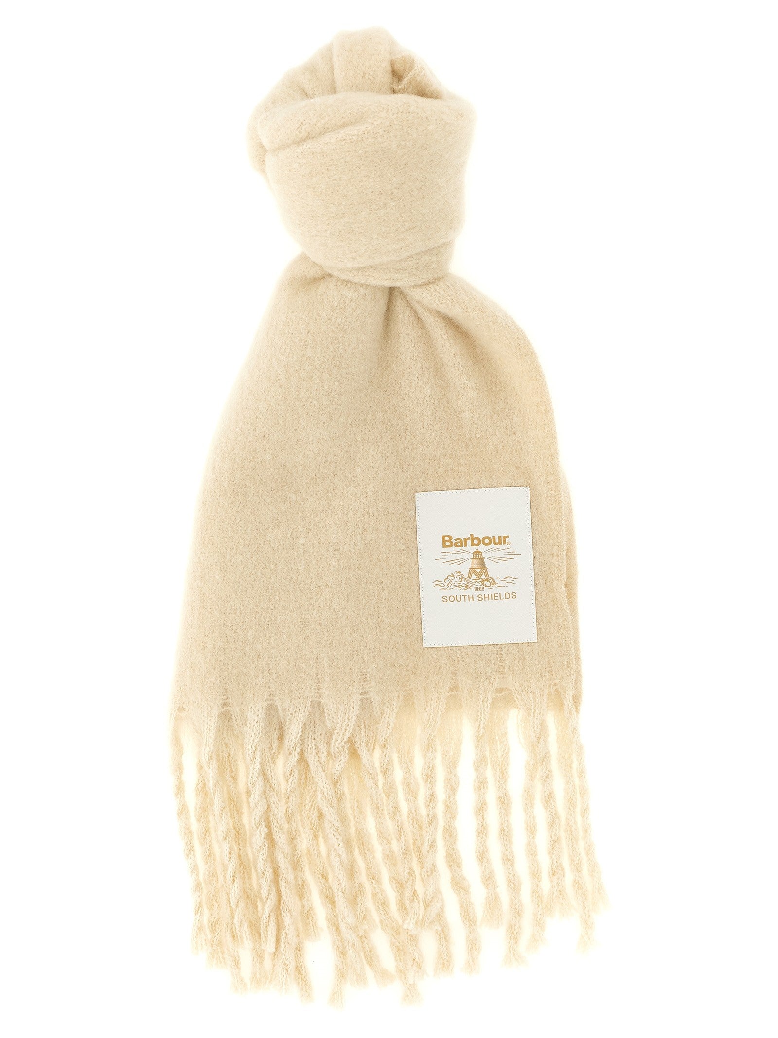 Barbour Ellison Scarf White
