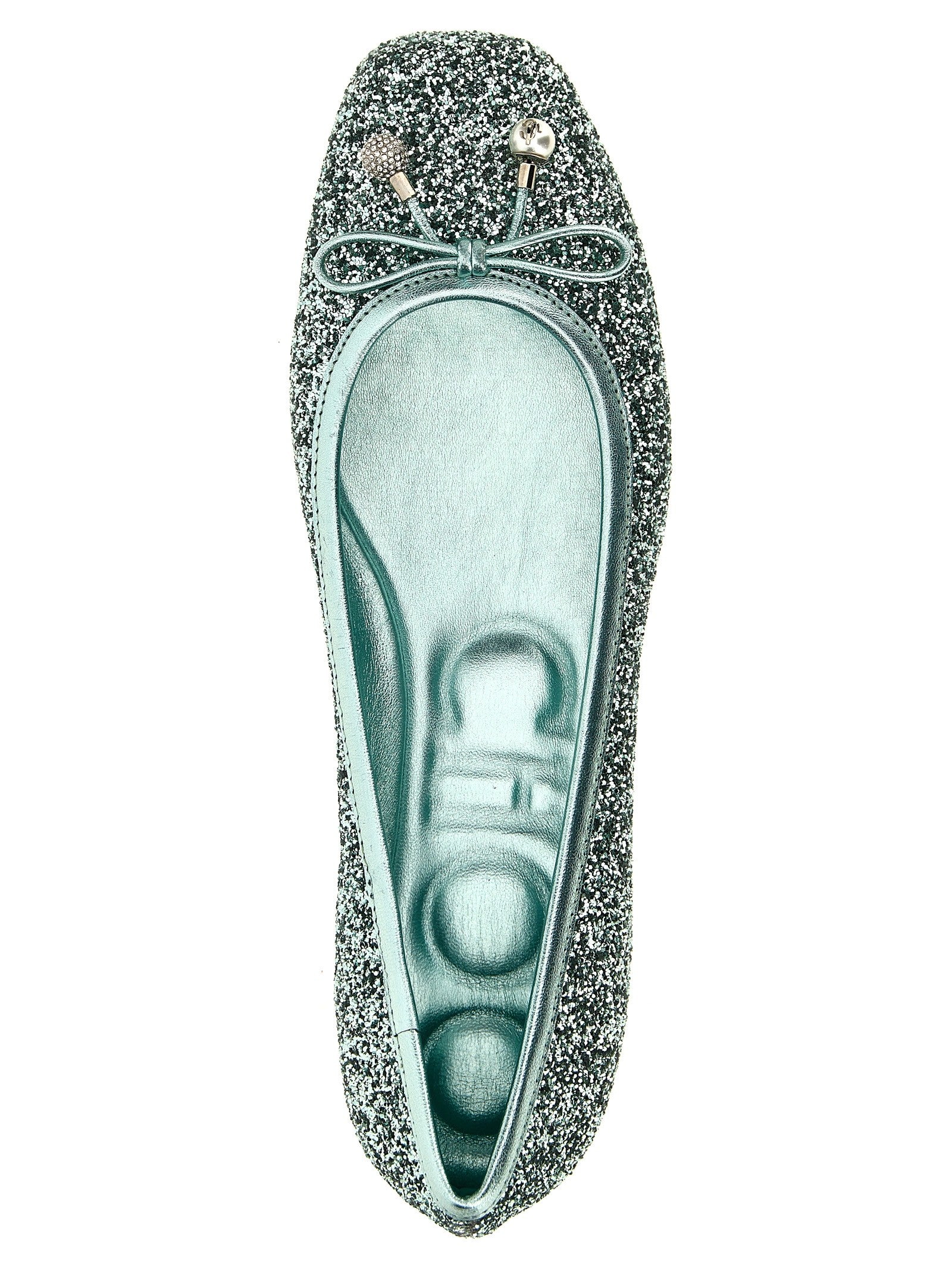 Jimmy Choo Elme Ballet Flats Green