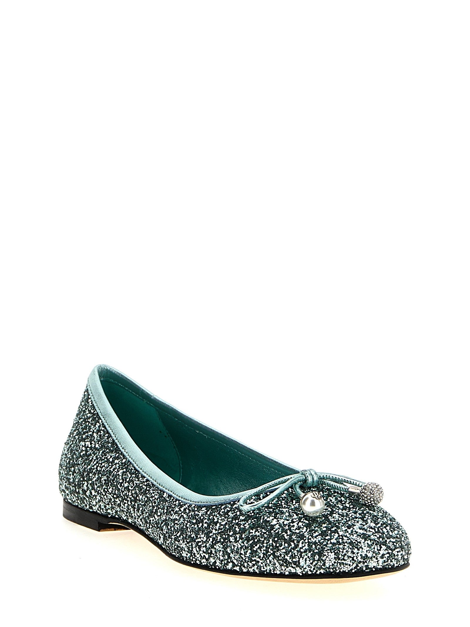 Jimmy Choo Elme Ballet Flats Green