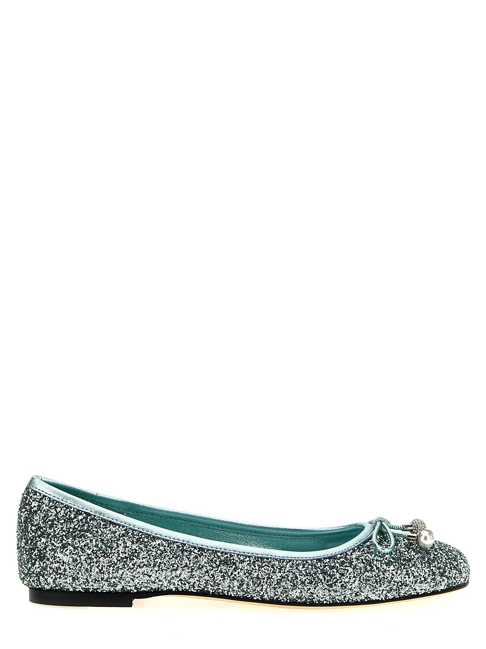 Jimmy Choo Elme Ballet Flats Green