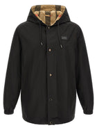 Burberry Elmhurst Hooded Reversible Jacket Black