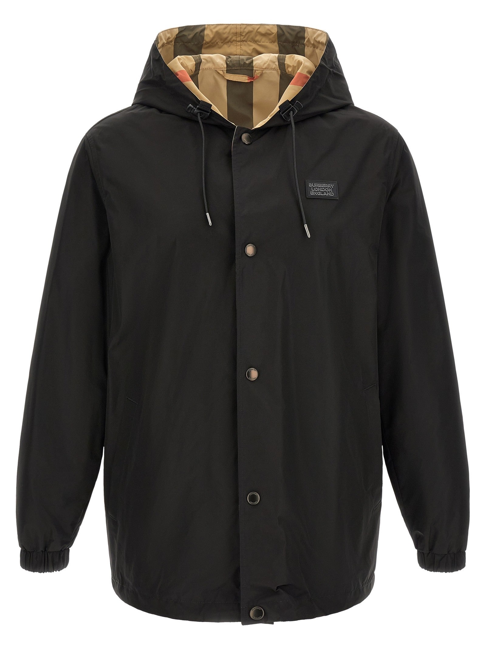 Burberry Elmhurst Hooded Reversible Jacket Black