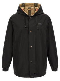 Burberry Elmhurst Hooded Reversible Jacket Black