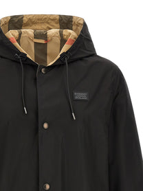 Burberry Elmhurst Hooded Reversible Jacket Black